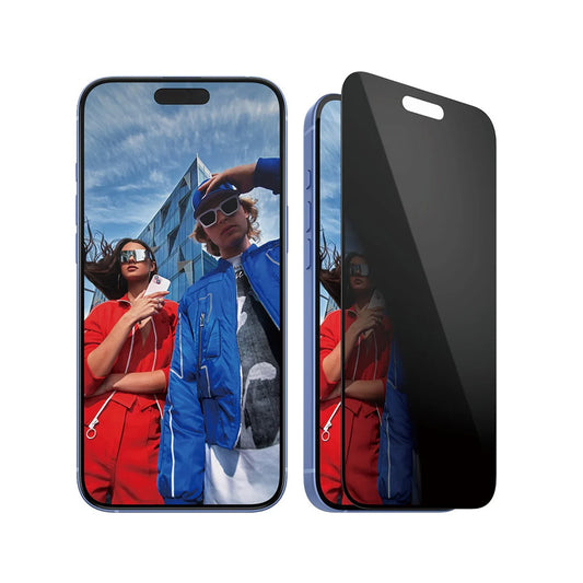 Zaštitna folija za ekran Privacy PanzerGlass Ultra-Wide Fit EasyAligner za Apple iPhone 16 Plus / 15 Plus, Kaljeno staklo, Full Glue