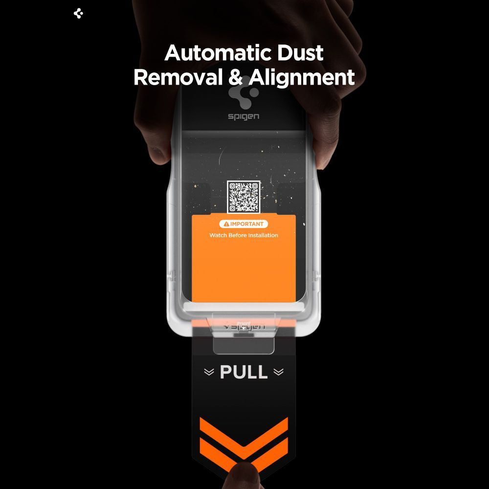Zaštitna folija za ekran Privacy Spigen GlastR EZ FIT Pro HD za Samsung Galaxy S26 S942, Kaljeno staklo, Full Glue AGL11098
