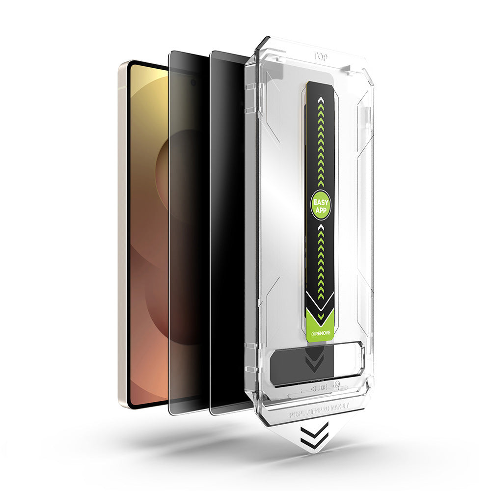 Zaštitna folija za ekran Privacy Techsuit TitanGlass CrystalHD za Samsung Galaxy S26 S942, Kaljeno staklo, Full Glue, Set od 2 komada