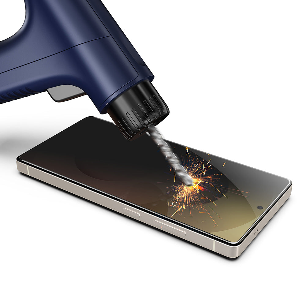 Zaštitna folija za ekran Privacy Techsuit TitanGlass CrystalHD za Samsung Galaxy S26 S942, Kaljeno staklo, Full Glue, Set od 2 komada