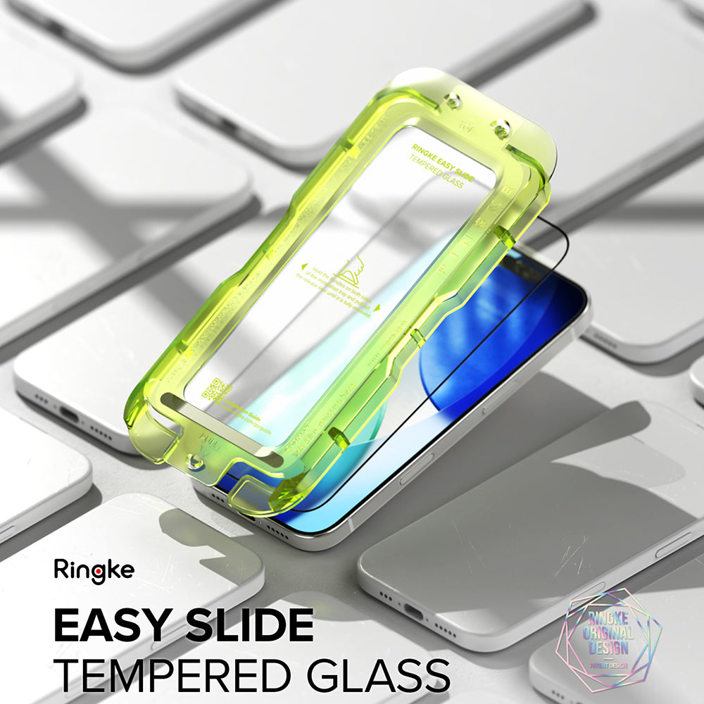 Zaštitna folija za ekran Ringke Easy Slide za Apple iPhone 18 Pro / 17 Pro, Kaljeno staklo, Puna ljepila, Set od 2 komada
