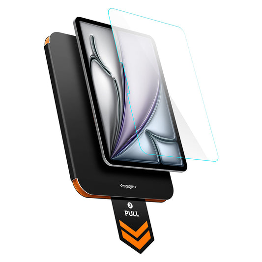 Zaštitna folija za ekran Spigen GlastR Align Master T za Apple iPad Air 11 (2026) / Air 11 (2025), Kaljeno staklo, Full Glue AGL11701
