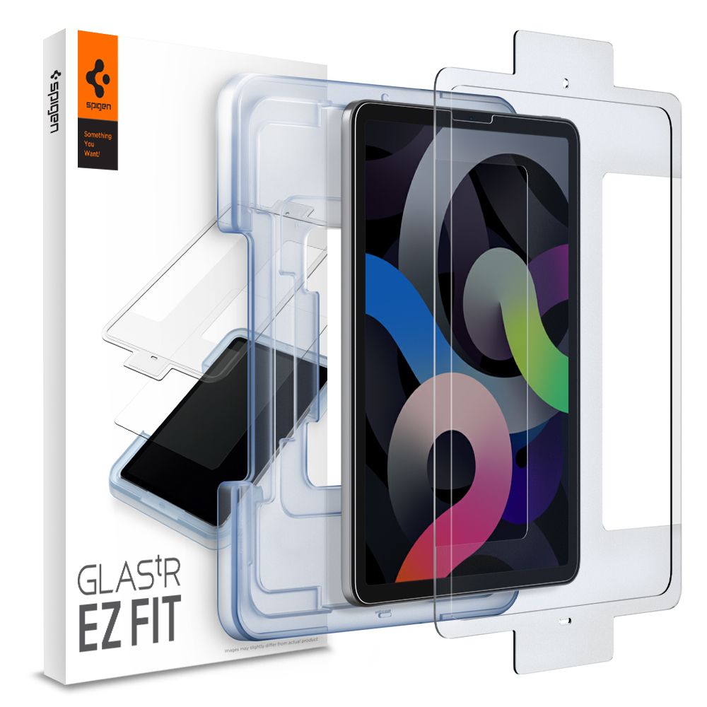 Zaštitna folija za ekran Spigen GlastR EZ FIT za Apple iPad Air (2022) / Pro 11 (2021) / Air (2020), Kaljeno staklo, Full Glue AGL02065