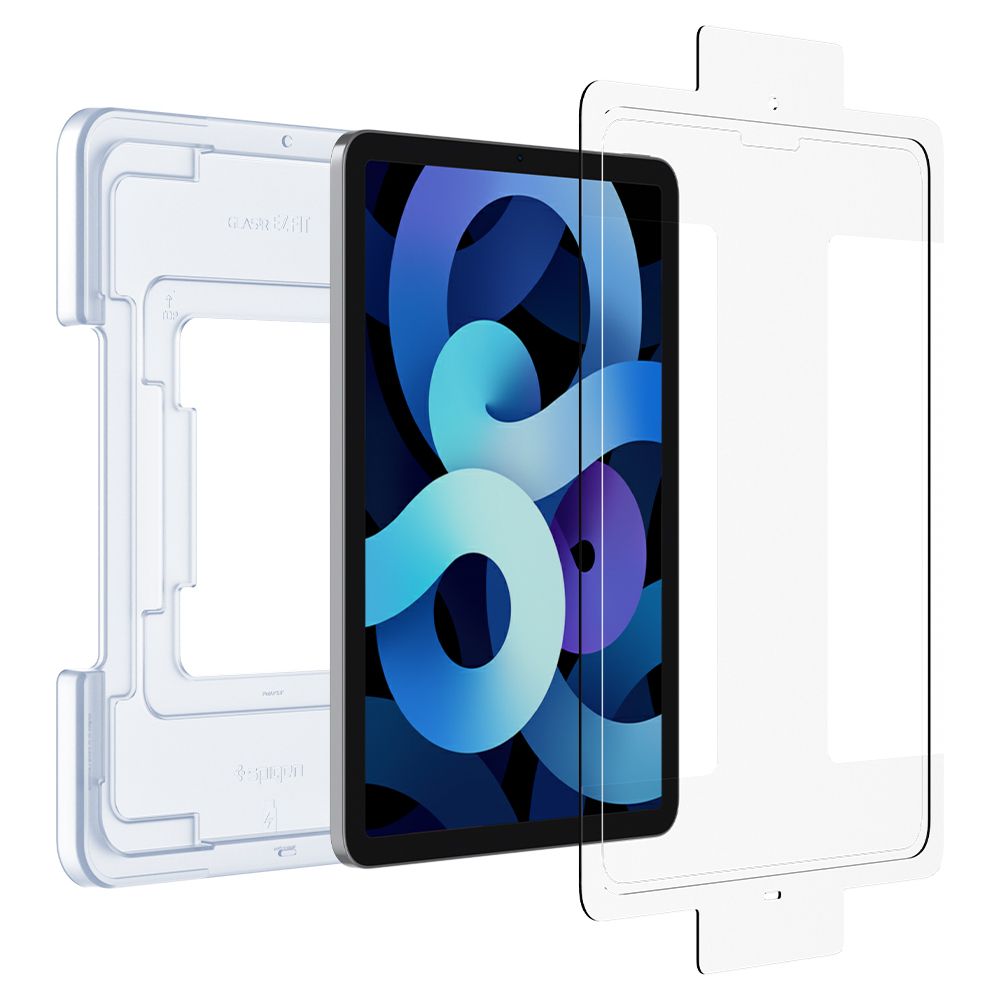 Zaštitna folija za ekran Spigen GlastR EZ FIT za Apple iPad Air (2022) / Pro 11 (2021) / Air (2020), Kaljeno staklo, Full Glue AGL02065