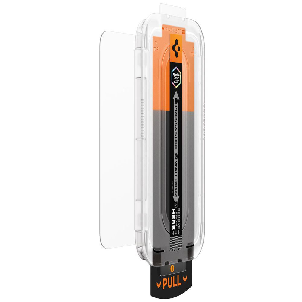 Zaštitna folija za ekran Spigen GlastR EZ FIT Pro za Apple iPhone 17 Pro Max / 16 Pro Max, Kaljeno staklo, Full Glue