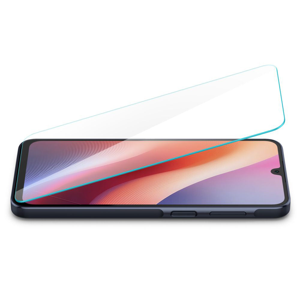 Zaštitna folija za ekran Spigen GlastR Slim za Samsung Galaxy A26 A266 / A16 5G A166 / A16 4G A165, Kaljeno staklo, Full Glue, Set od 2 komada