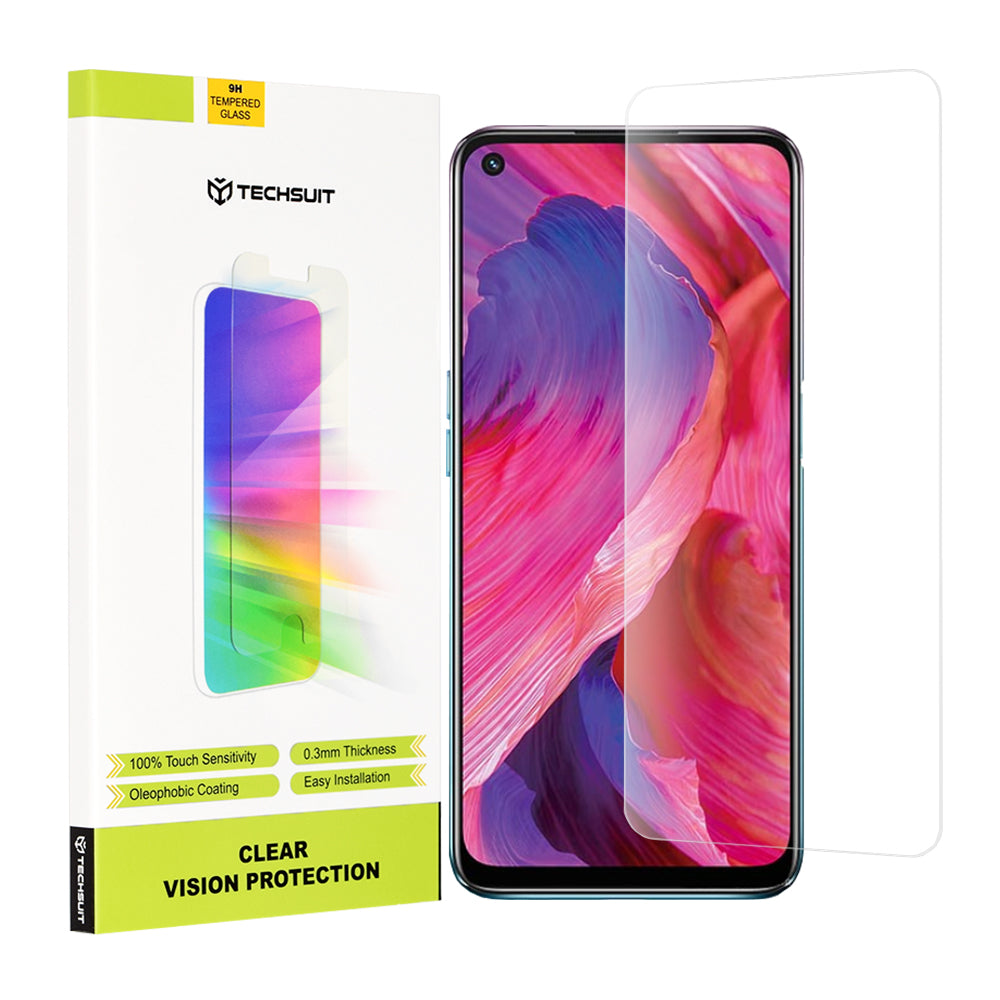 Zaštitna folija za ekran Techsuit Clear Vision za OnePlus Nord N200 5G / A74 5G / A54 5G, Kaljeno staklo, Full Glue