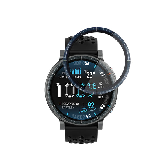 Zaštitna folija za ekran Techsuit Nano Flex za Amazfit Active Max, Plastika, Set od 2 komada, Crna