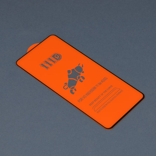 Zaštitna folija za ekran Techsuit za Xiaomi 11 Lite 5G NE / Mi 11 Lite 5G / 11 Lite, Kaljeno staklo, Full Glue, 111D, Crna