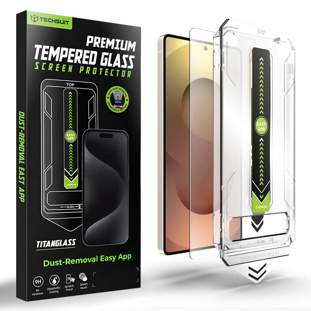 Zaštitna folija za ekran Techsuit TitanGlass CrystalHD za Samsung Galaxy S26 Ultra S948, Kaljeno staklo, Full Glue