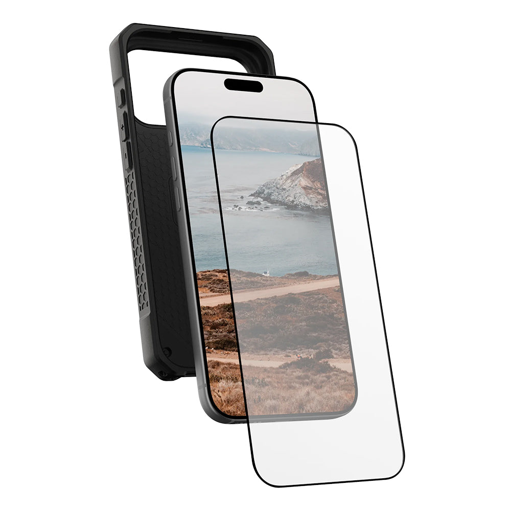 Zaštitna folija za ekran Urban Armor Gear Shield za Apple iPhone 17 Pro, Kaljeno staklo, Full Glue, Crna