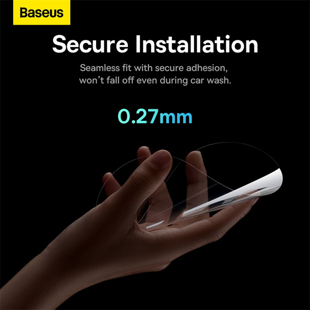 Folija za ogledalo protiv kiše Baseus ClearSight, 136mm x 96mm, Plastika, Set 2 komada C11853200201-00
