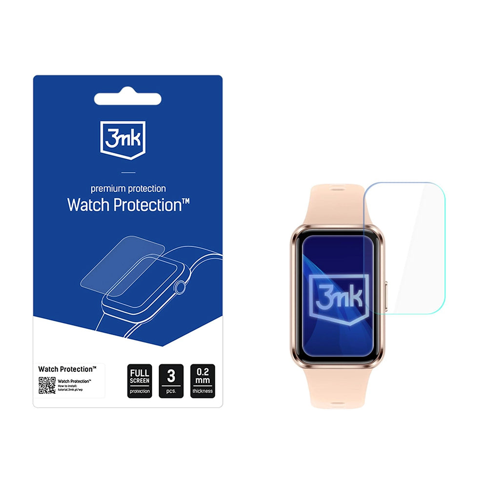 Zaštitna folija 3MK Arc za Huawei Band 11, Set 3 komada, Plastika