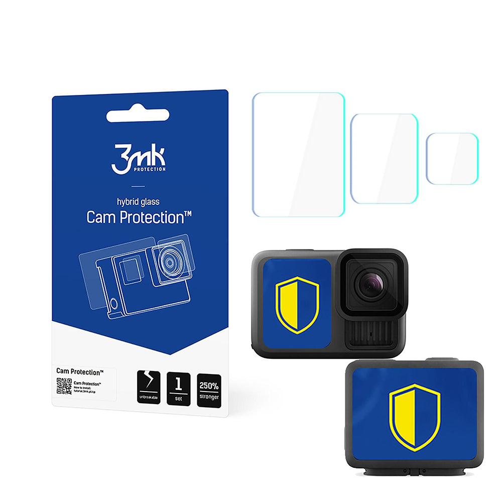 Folija zaštite ekrana i leće 3MK Cam Protection za GoPro Hero 13, Fleksibilno staklo