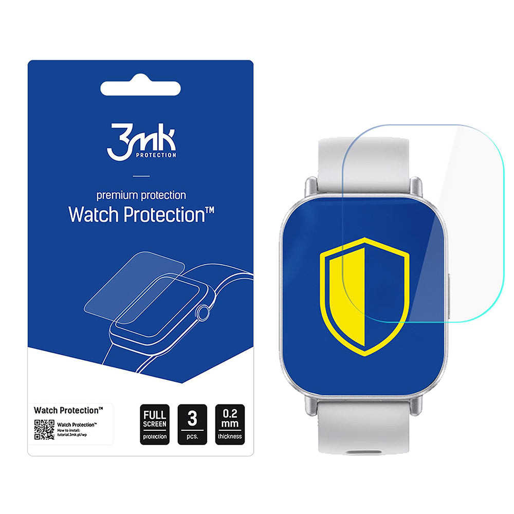 Folija zaštita 3MK FlexibleGlass za Xiaomi Redmi Watch 5 Active, Set 3 komada, Fleksibilno staklo
