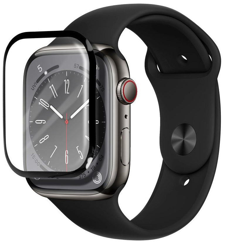 Folija zaštite Bestsuit za Apple Watch SE 44mm Series, Fleksibilno staklo, Crna