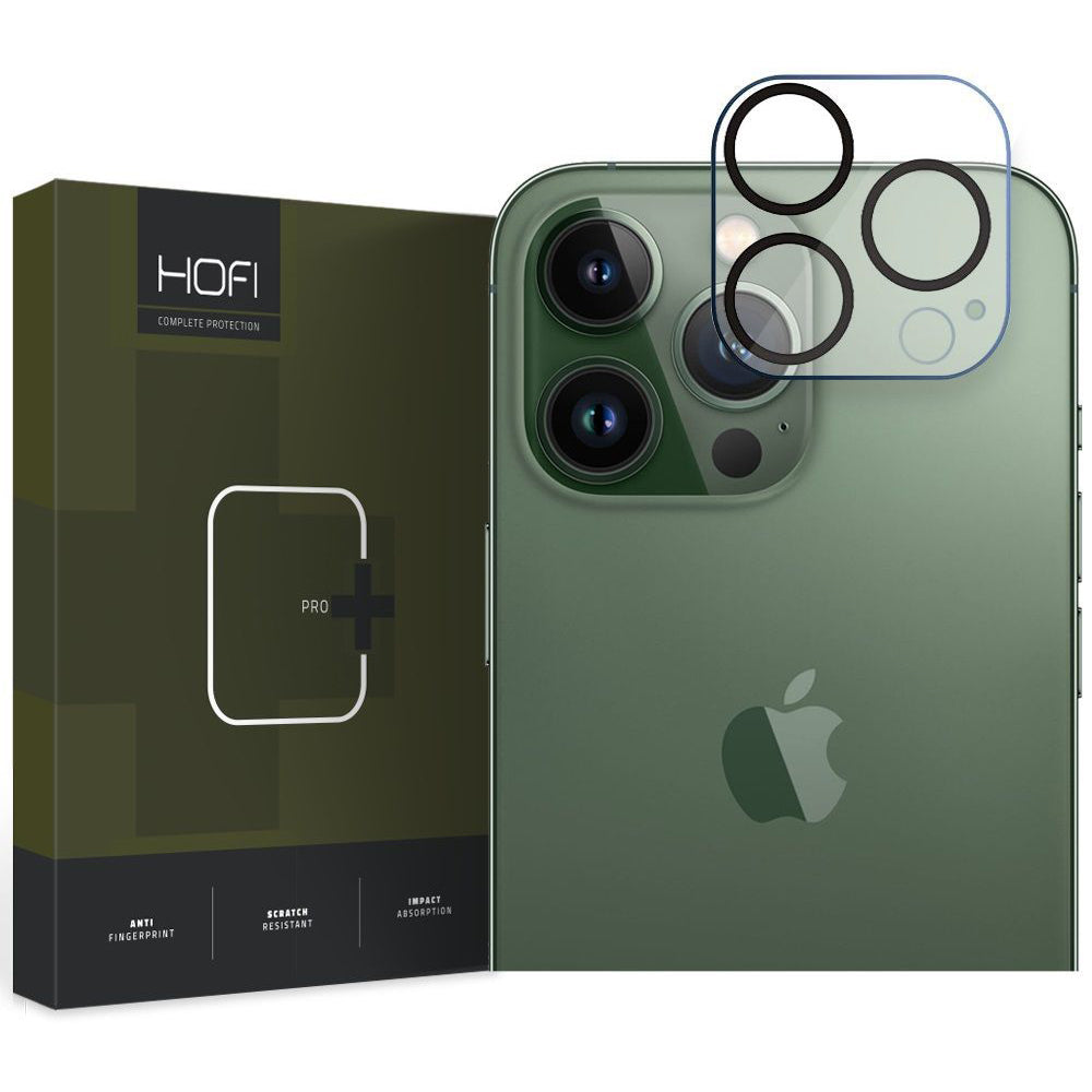 Zaštitna folija za stražnju kameru HOFI PRO+ za Apple iPhone 14 Pro Max / 14 Pro, Kaljeno staklo, Crna