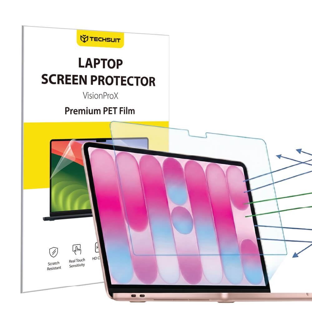 Zaštitna folija za ekran protiv plavog svjetla Techsuit VisionProX za Apple MacBook Neo 13 inča, plastika