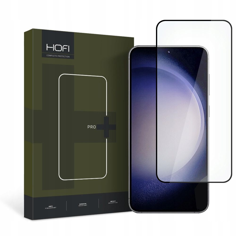 Zaštitna folija za ekran HOFI PRO+ za Samsung Galaxy S23 S911, Kaljeno staklo, Full Glue, Crna