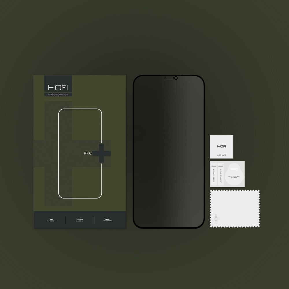 Zaštitna folija za ekran Privacy HOFI PRO+ za Apple iPhone 11 / XR, Kaljeno staklo, Full Glue