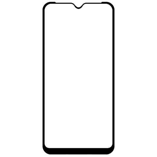 Zaštitna folija za ekran OEM za Samsung Galaxy A10 A105, Kaljeno staklo, Pun ljepilo, Crna