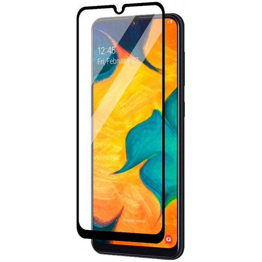Zaštitna folija za ekran OEM za Huawei P30 lite New Edition / P30 lite, Kaljeno staklo, Pun ljepilo, 6D, Crna