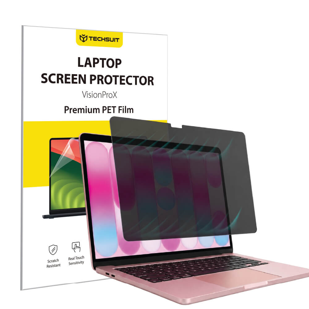 Zaštitna folija za ekran Privacy Techsuit VisionProX Magnetic za Apple MacBook Neo 13 inča, plastika