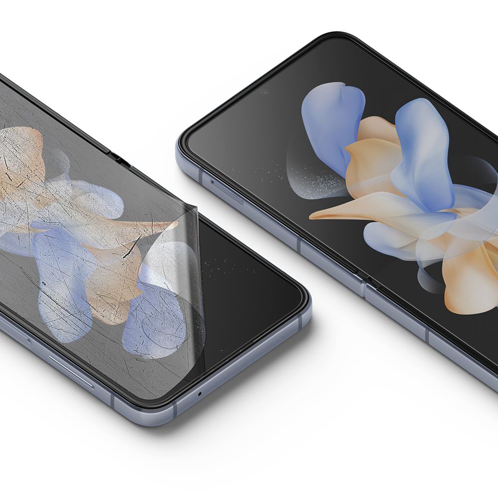 Zaštitna folija za unutarnji ekran Ringke Dual Easy za Samsung Galaxy Z Flip4 F721, Plastika, Set od 2 komada