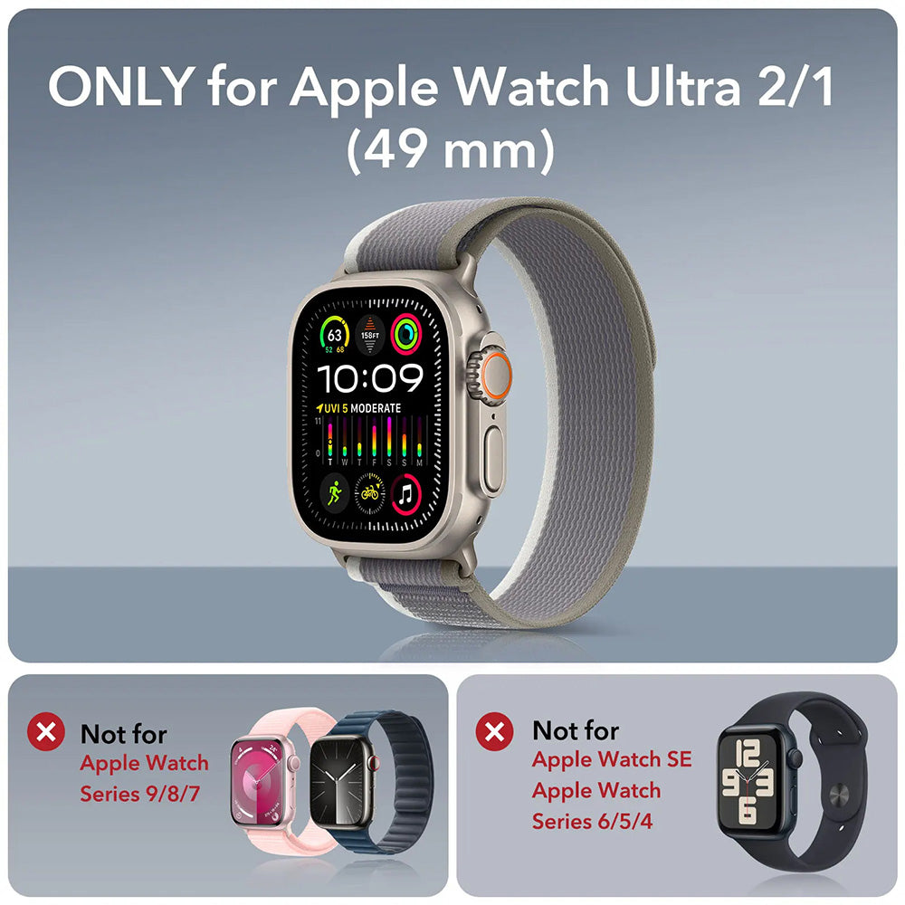 Zaštitna folija ESR Armorite za Apple Watch Ultra seriju, Set od 2 komada, Kaljeno staklo, Brončana