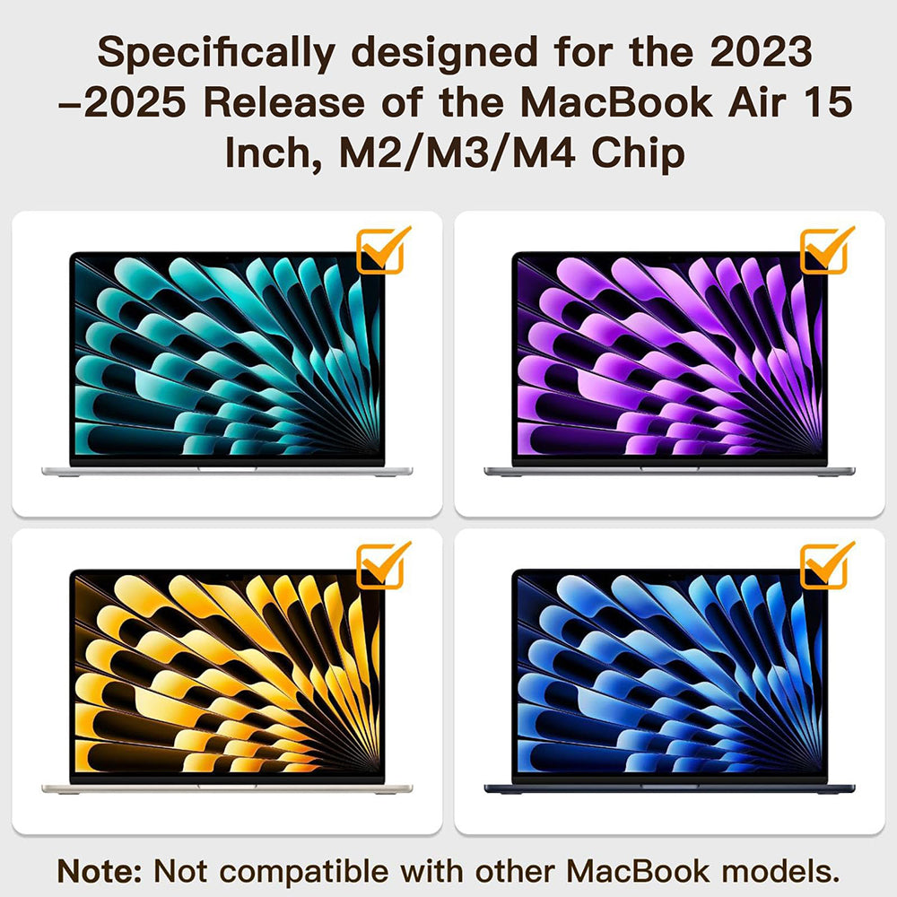 Mat folija za zaštitu ekrana Anti Blue Light Techsuit VisionProX za Apple MacBook Air M3 15inch (2024) / Air M2 15inch (2023), Plastika