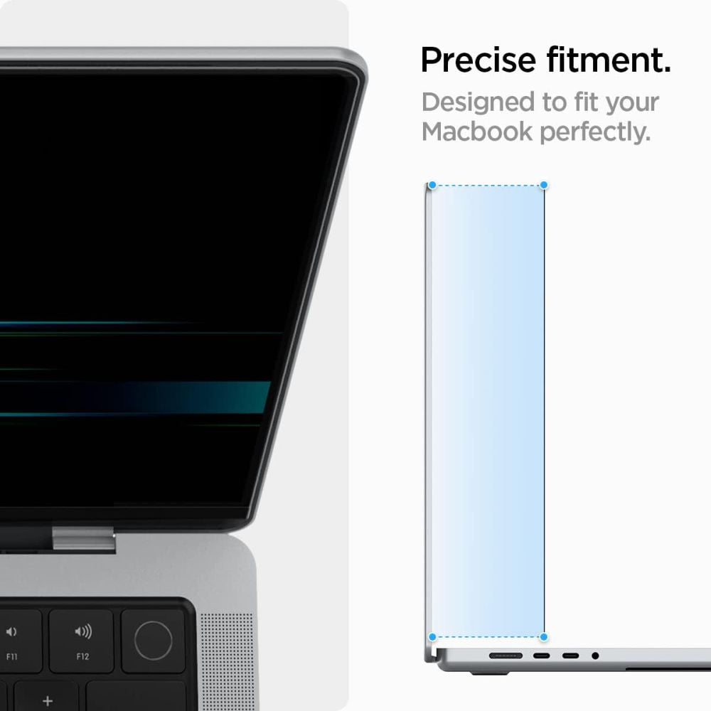 Folija za zaštitu ekrana Privacy Spigen Safe View Magnetic za Apple MacBook Pro 14inch (2022) / (2024) / (2023) / (2021), Plastika AFL06158