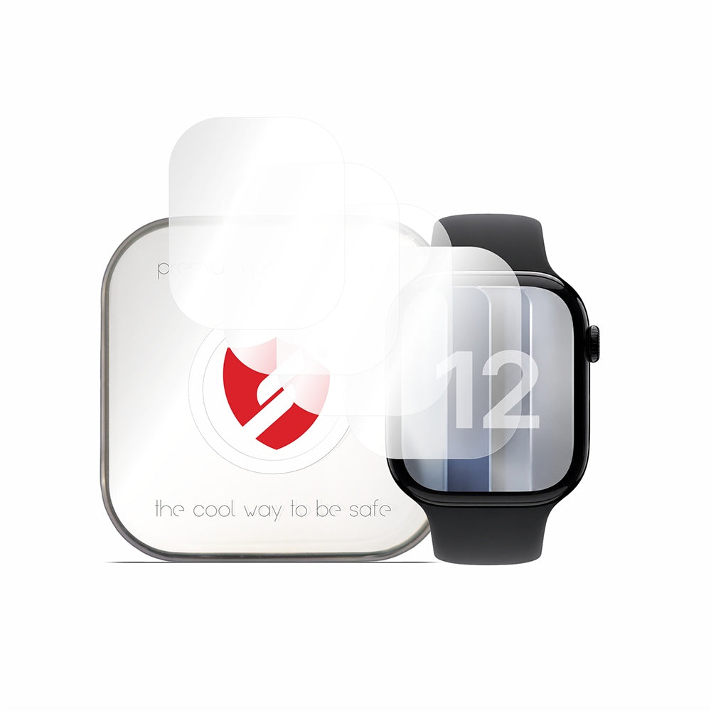 Pametna zaštitna folija Premium Classic za Apple Watch Series 12 46mm, Set 4 komada, Plastika