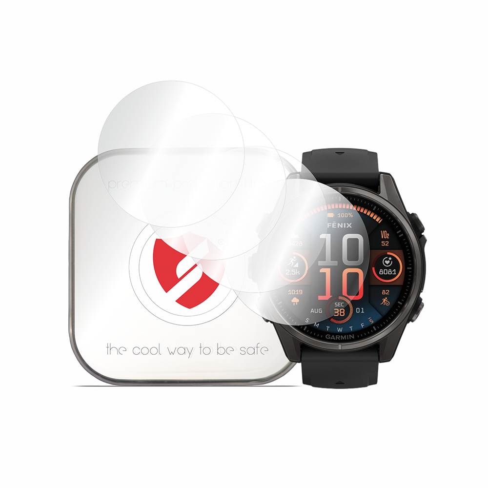 Zaštitna folija Smart Protection Premium Classic za Garmin Fenix 8 47mm, Set 4 komada, Plastika