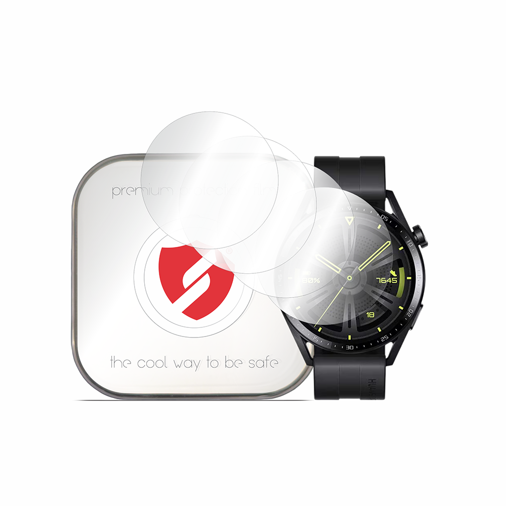Zaštitna folija Smart Protection Premium Classic za Huawei Watch GT 3 46mm, Set 4 komada, Plastika