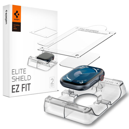 Zaštitna folija Spigen Elite Shield EZ FIT za Apple Watch 42mm Series, Set od 2 komada, Plastika AFL08580