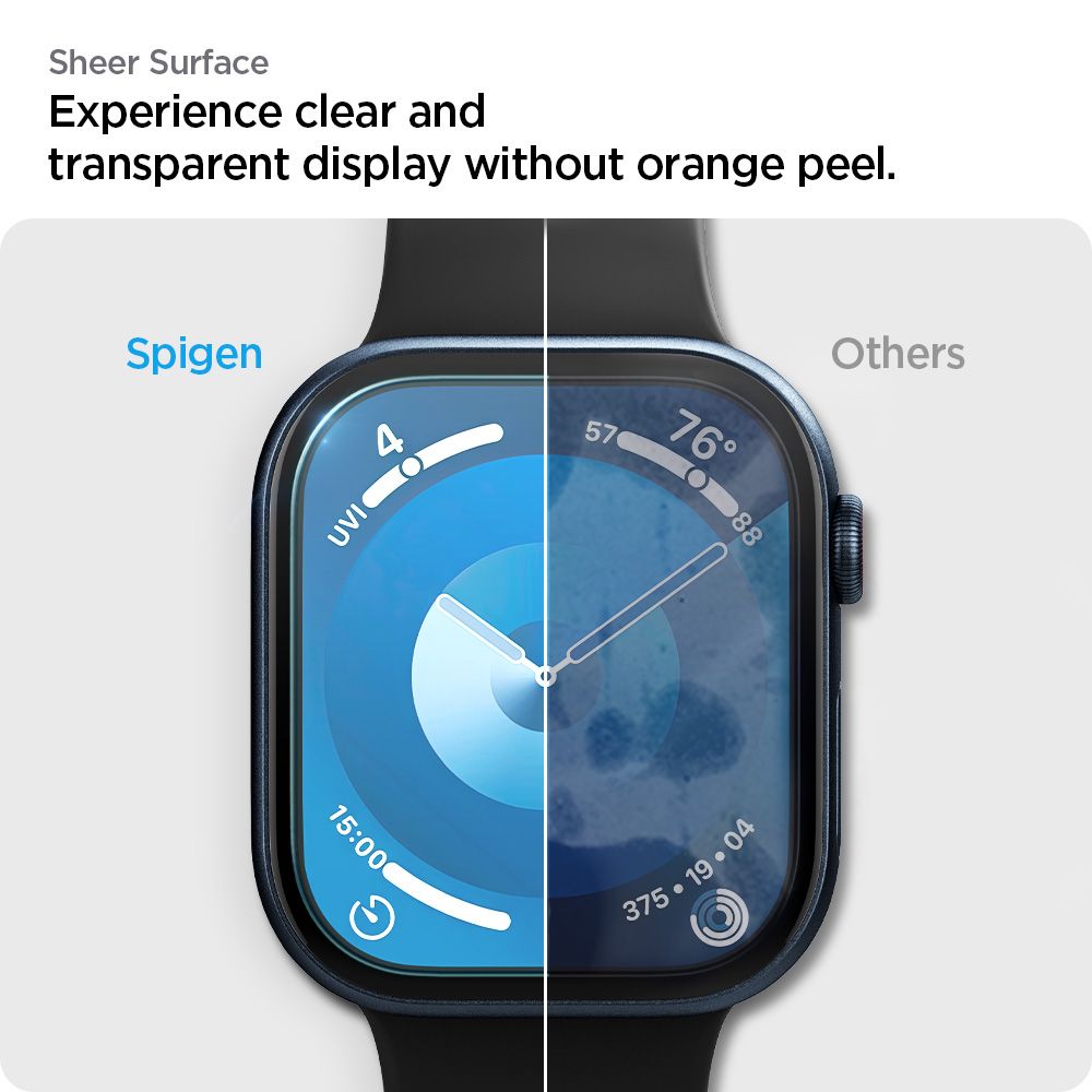 Folija zaštite Spigen Elite Shield EZ FIT za Apple Watch 46mm Series, Set od 2 komada, Plastika AFL08579