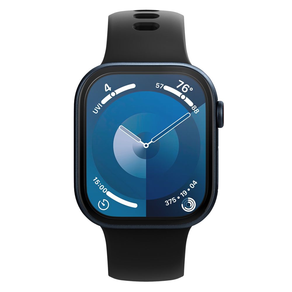 Folija zaštite Spigen Elite Shield EZ FIT za Apple Watch 46mm Series, Set od 2 komada, Plastika AFL08579