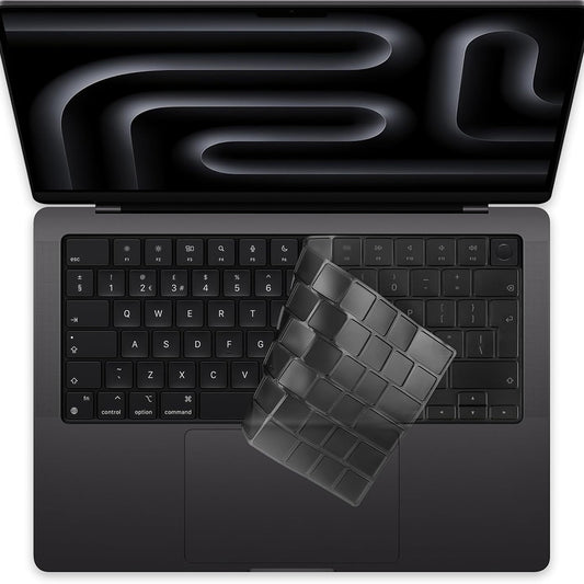 Zaštitna Navlaka za Tipkovnicu Techsuit PureTypeX za Apple MacBook Pro 14 (2021 - 2024) / Air 13 (2022 - 2025) / Air 15 (2022 - 2025), Prozirna