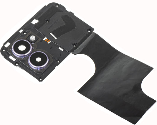 Staklo stražnje kamere - Blitz - Unutarnji okvir - NFC antena HMD Pulse Pro, s okvirom, Ljubičasta (Twilight Purple), Service Pack 286954416