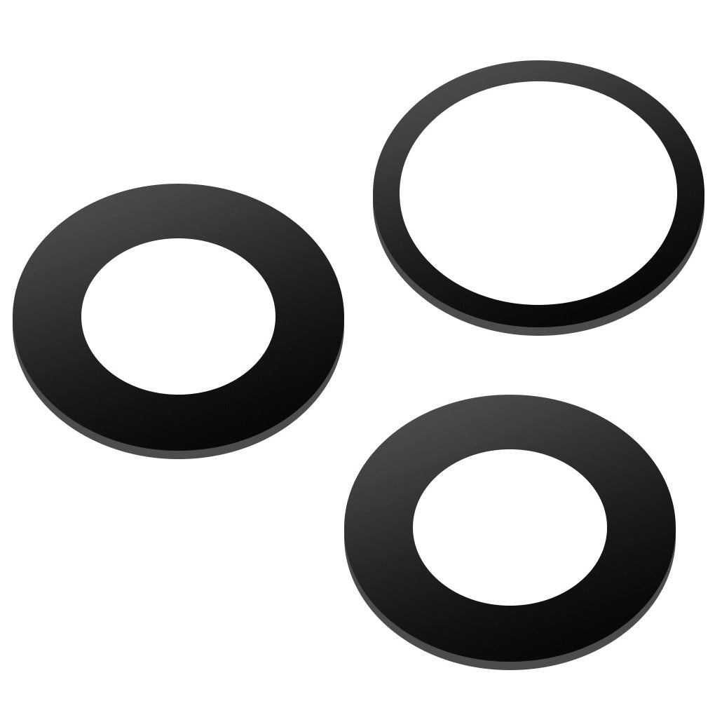 Staklo stražnje kamere Apple iPhone 11 Pro Max, Wide + UltraWide + Telephoto, Crno