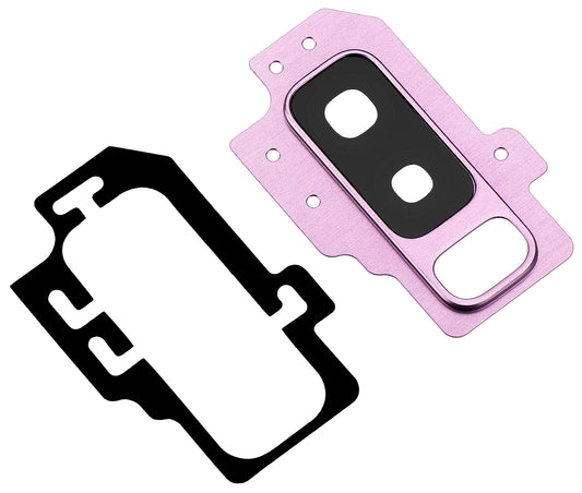 Stražnje Staklo Kamere za Samsung Galaxy S9+ G965, s Okvirom, Ljubičasto