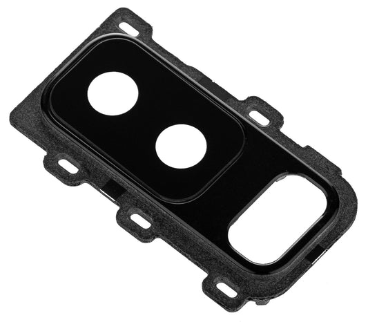 Stražnje Staklo Kamere za Samsung Galaxy A6 Plus (2018) A605, s Okvirom, Crno