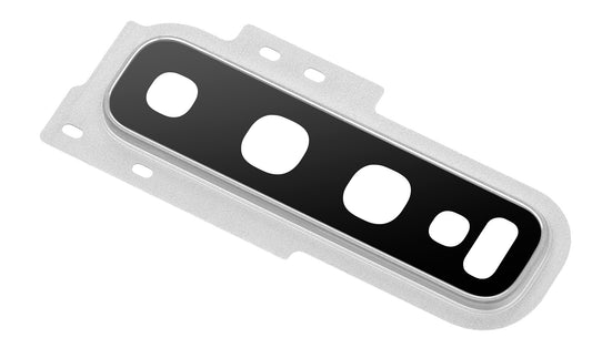 Staklo Stražnje Kamere Samsung Galaxy S10+ G975, s Okvirom, Srebrno (Prism White)