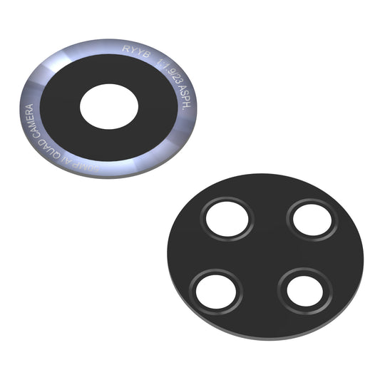 Staklo stražnje kamere Huawei nova 9, Wide + UltraWide + Macro + Depth, crno