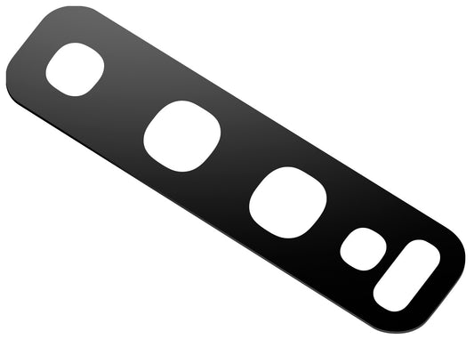 Stražnje staklo kamere Samsung Galaxy S10+ G975 / S10 G973, Crno