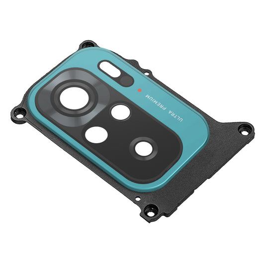 Stražnje staklo kamere Xiaomi Redmi Note 10, s okvirom, zelene boje