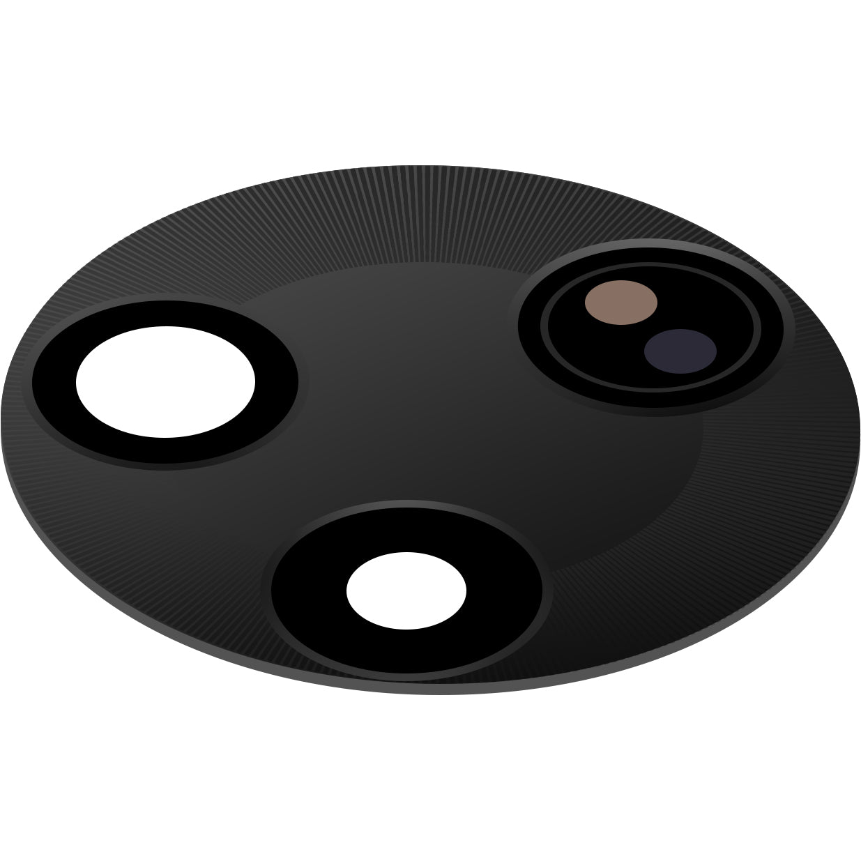 Stražnje staklo kamere Xiaomi Poco F7 Pro, crno