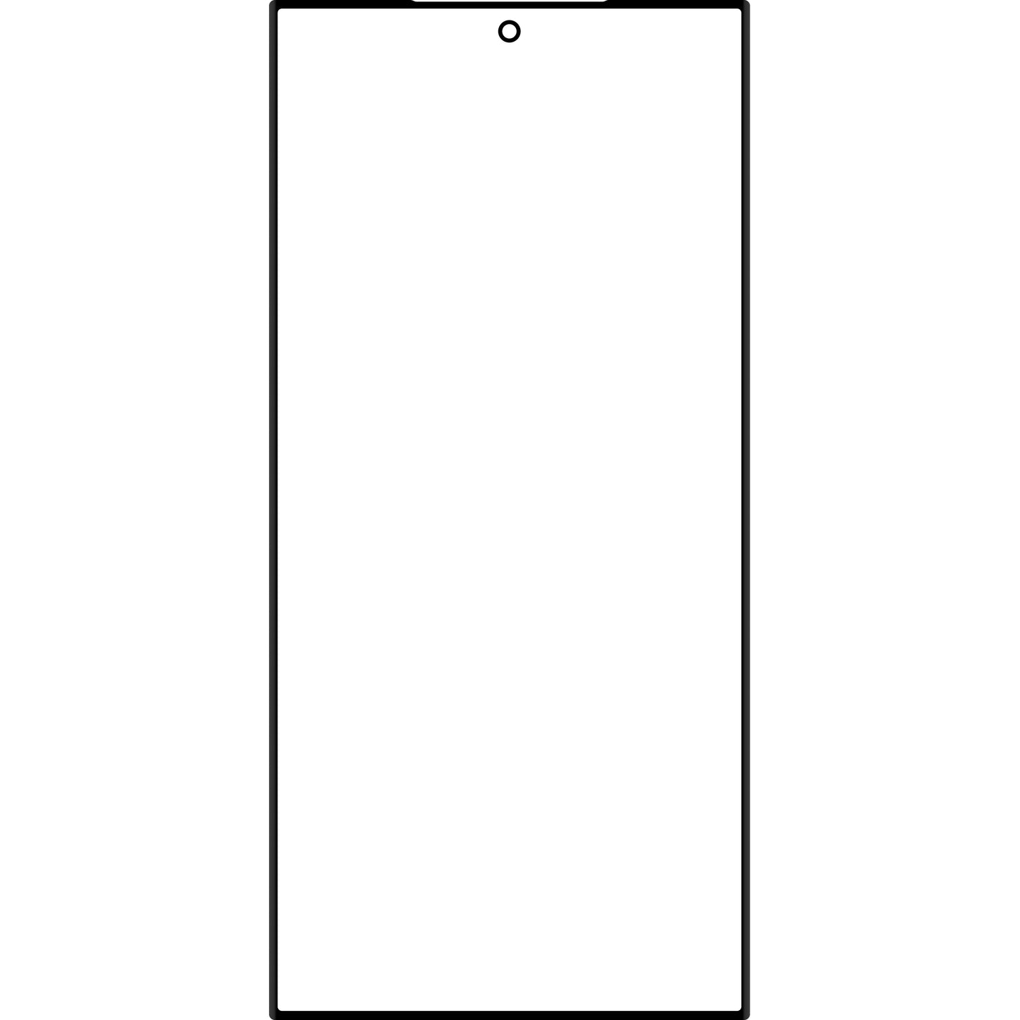 Staklo zaslona + OCA Forward Shield za Samsung Galaxy S24 Ultra S928, Crna
