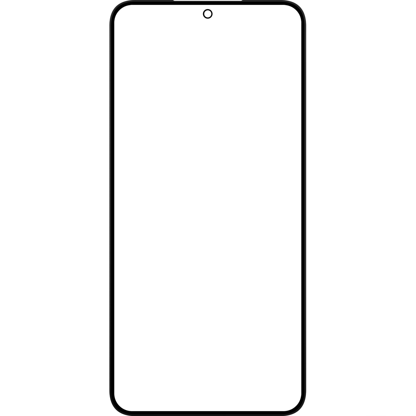 Staklo zaslona + OCA Forward Shield za Samsung Galaxy S22+ 5G S906, Crna