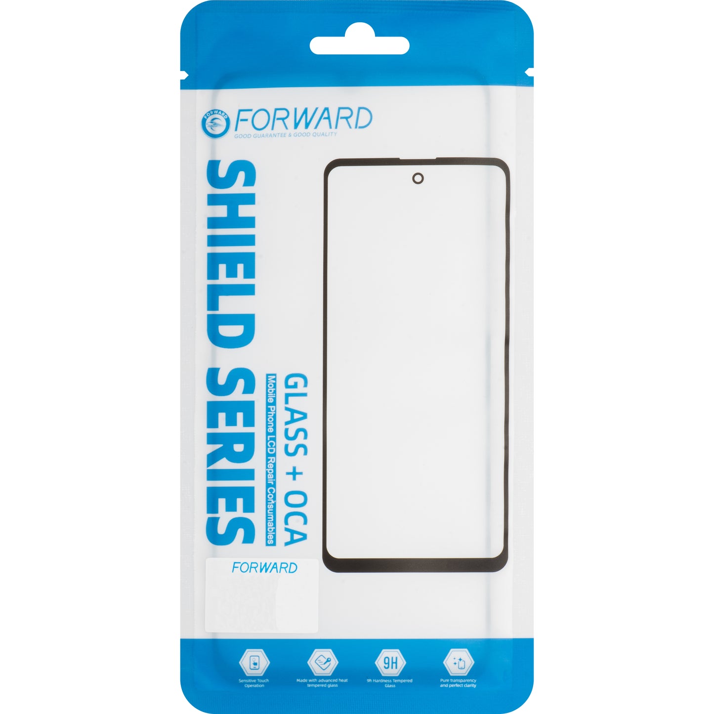 Staklo zaslona + OCA Forward Shield za Samsung Galaxy S24 S921, Crna